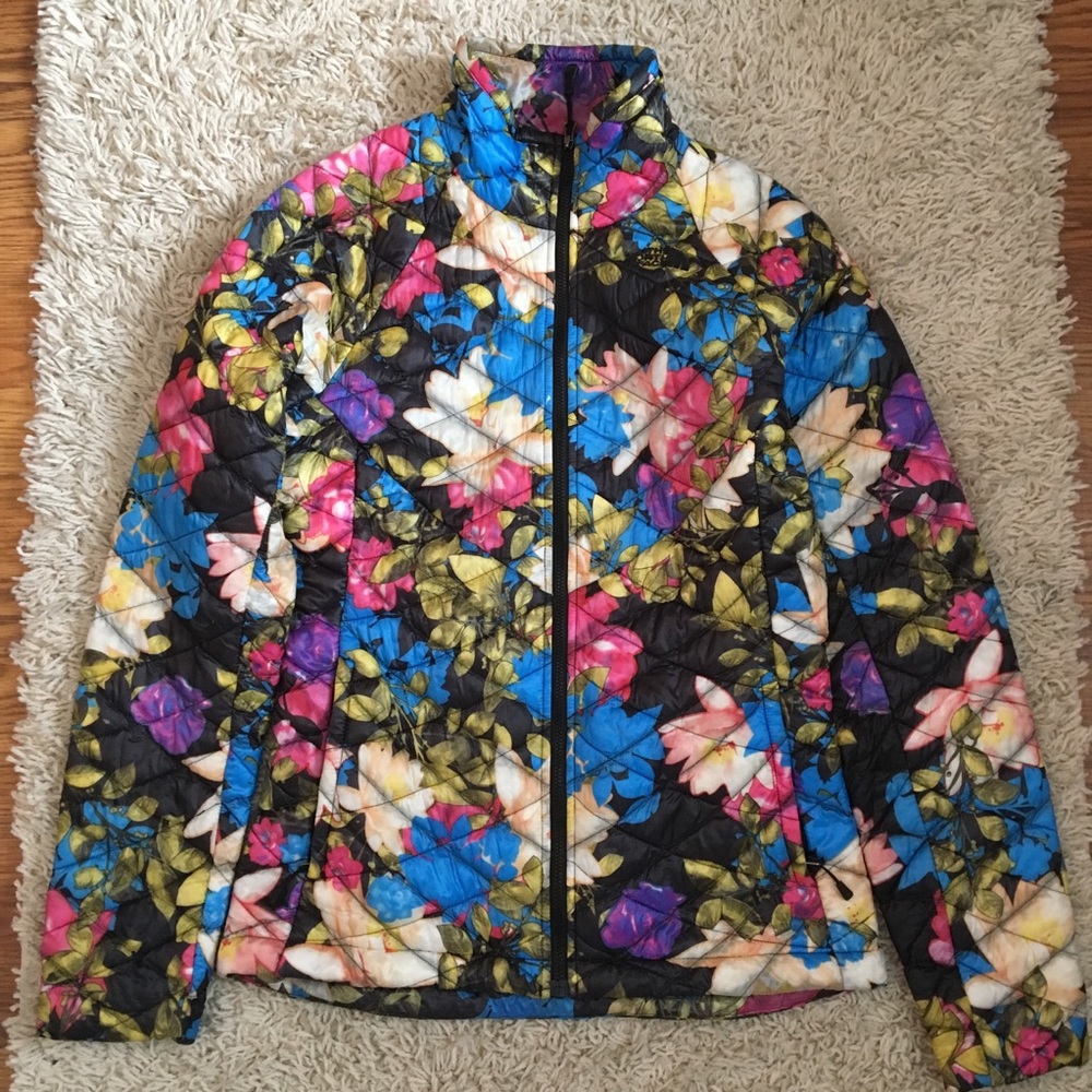 Floral North Face jacket